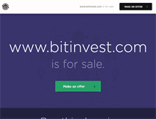 Tablet Screenshot of bitinvest.com